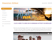 Tablet Screenshot of hawaiianhitfest.com